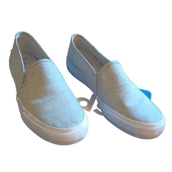 KEDS WOMENS SZ 10 DOUBLE DECKER DREAM FOAM  CASUAL SLIP ONS HEATHER GRAY - Picture 2 of 6